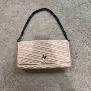 Lug Quilted Pink Chain Shoulder Strut Bag